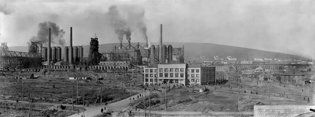 Панорама Кузнецкого металлургического комбината,1933г..JPG